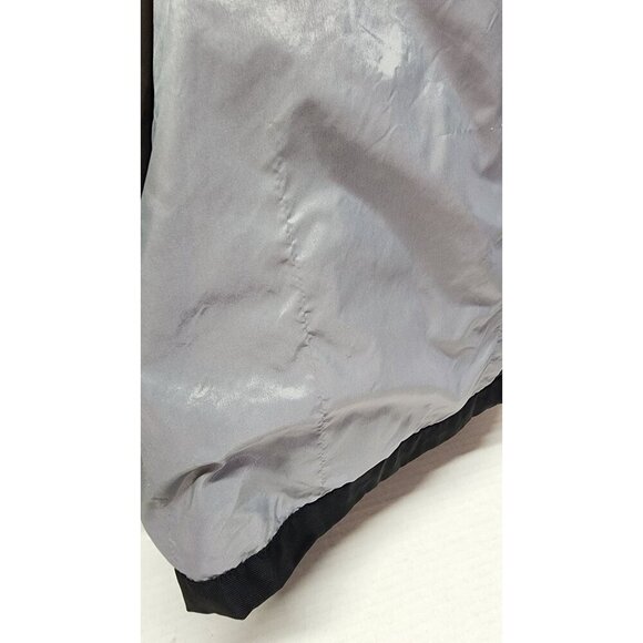 Calvin Klein Jeans Black Hooded Jacket XXL Lightweight Nylon Coat With Logo Prin - Picture 13 of 16